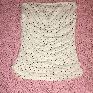 Polkadot tube top 🌸